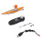 Multifunctional RC Kayak Boat, 2.4G Remote, Orange, 6+ 2