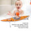 Multifunctional RC Kayak Boat, 2.4G Remote, Orange, 6+ 4