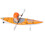 Multifunctional RC Kayak Boat, 2.4G Remote, Orange, 6+ 12