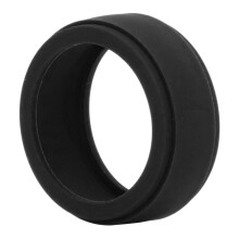 Soft Silicone Smart Ring Cover for Men & Women, Black, Size 6-10
