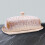 Stoneware Butter Dish with Lid Rectangular Reactive Glaze Finish Butter Keeper 2