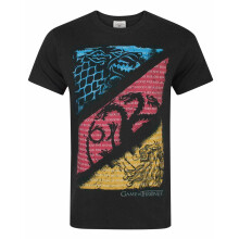 Game of Thrones Short Sleeved T-Shirt (Mens Black)