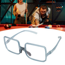 TR90 Adjustable Nose Billiard Glasses Blue, Lightweight Safety Myopia Spectacles