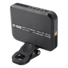 Luce per video e selfie per telefoni, 5000 mAh ricaricabile, Temperatura di colore 2500K-9000K