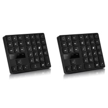 2X Drawing Keypad, Wiederaufladbare Kabellose Tastatur mit 35 Tasten für Procreate und Drawing Shortcuts Graphic