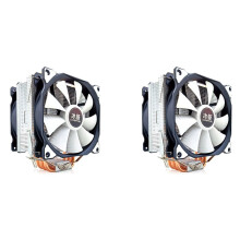 2X SNOWMAN MT6 CPU Cooler with 12cm Fan 6 Heat Pipes, 4 Pin PWM Desktop Heatsink for Efficient Thermal Management