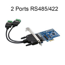 2X PCI-E to RS485/422 Expansion Card Industrial-Grade Serial Card Converter with Voltage Suppression Protector,2