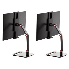 2X Support de Moniteur Portable Support de Tablette Support de Bureau Réglable pour Moniteur Portable