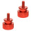 20Pcs/Lot UNC6 -32 M3.5 Hand Screw for GPU Holder PSU Computer Case Side Panel Screws PC Assemble WaterCooling Red 4