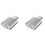 2X USB C Mouse Jiggler Undetectable Automatic Type C Mouse Mover 3 Jiggle Modes Driver-Free Silver 1