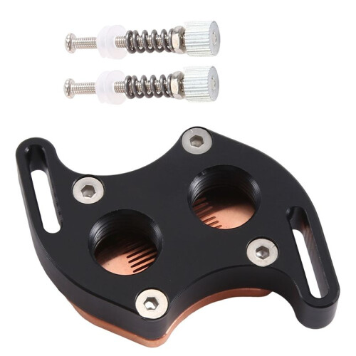 2X S-Shaped CPU Water Cooling Block Cooler South Bridge Northbridge Block for Computer CPU Block 1