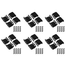 Lüfterhalterung, Doppellüfter, Computer-Kühlerhalter für Grafikkartenkühlung, DIY-Unterstützung, 80 mm/90 mm/120 mm/140 mm (24 Stück)