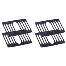 20Pcs 140mm Anti-Vibration Silicon Fan Gasket Noise Reducing Gasket Pad for PC Computer Case Fan