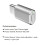 2X Type C Mouse Jiggler Undetectable Mouse Mover USB C Mouse Shaker Simulated Mouse Movement Silver 6