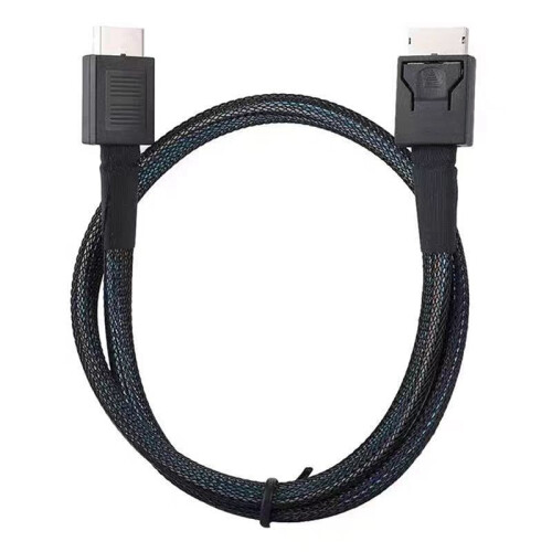 2X  Sas Server Multi-Function Convenient Hard Disk Cable Oculink SFF-8611 Pcie4.0 Array Card Connection Cable 2