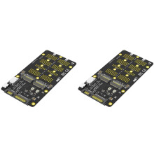 2X 2-in-1 Combo M.2(NGFF) NVMe SSD/-Bus SSD Naar SFF-8611/8612 en -Adapter