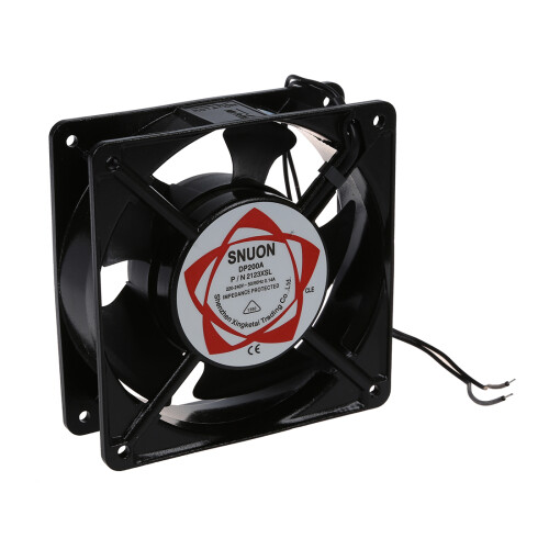 AC 220-240V 0.14A 120mmx120mm Metall Computer PC CPU Luefter Schwarz