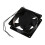 AC 220-240V 0.14A 120mmx120mm Metall Computer PC CPU Luefter Schwarz 4