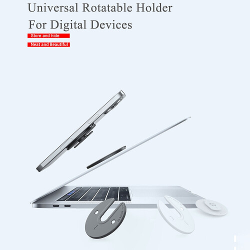 Tablet Wall Mount Holder Sturdy 90 Degree Rotating Stand Bracket Universal Tablet Laptop Computer Black 1