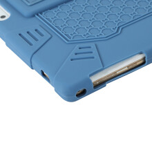 ÉTui pour Tablette Teclast M30 M30 PRO 10,1 Pouces ÉTui en Silicone pour Tablette Support de Tablette RéGlable avec Stylo (Bleu)