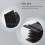 Solid State Relay Heat Sink,3PCS Aluminum Heatsink PID Temperature Controller Heat Sink for Solid State Relay and SSR Radiator Module Black for 10