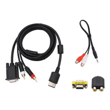 Cable VGA para Dreamcast Alta DefinicióN + Adaptador 3.5Mm una 2 RCA Macho