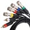 RGB/RGBS Cable for N64 SFC SNES NGC Video Consoles Composite Cable with Strong Stability 5