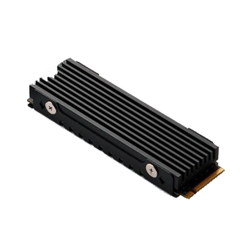 M.2 2280 Nvme Heatsink M.2 Ssd Heatsink Cooling Pad Aluminum Dissipation With Thermal Pad For M2 2280 Ssd Black 4713684679108