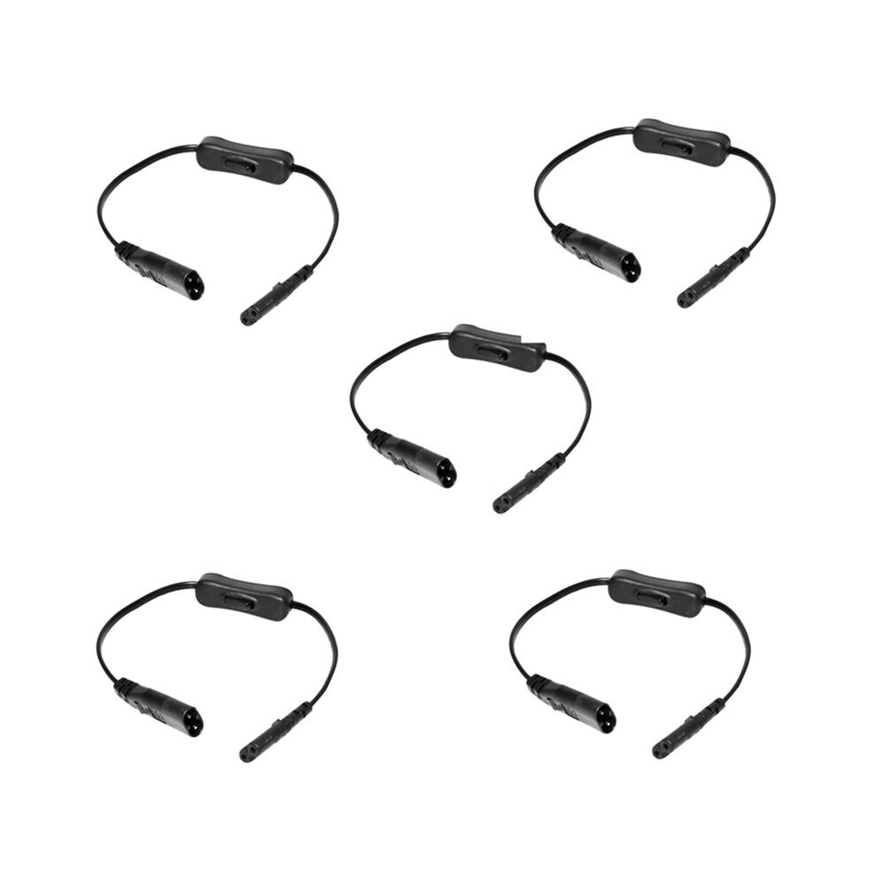 5X Power Extension Cord, Iec320 C7 To C8 Power Adapter Extension Cord With Control With "8" Interface 4712875069247