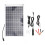 Cargador de panel solar 12 W 18 V IP65 USB dual 2