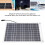 Cargador de panel solar 12 W 18 V IP65 USB dual 3