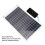 Cargador de panel solar 12 W 18 V IP65 USB dual 5