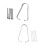 50Pcs Touch Stylus Tips Nibs with Metal Clip for   S6/S7/S7+/Note10/Note 5G/Note10+/Note20/Note20 Ultra 2