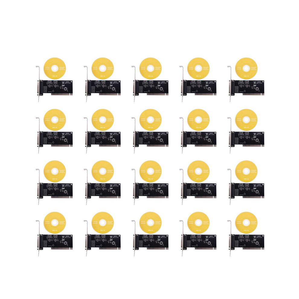20X Pci Expansion Card Adapter 25Pin Parallel Lpt Pci To Parallel Db25 Printer Port Controller Card 4713236238722