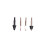 For   Stylus Pen Nib 5Pcs Replaceable High Sensitivity Writing Drawing Tablet Pencil Tip Accessories,Clear C 6
