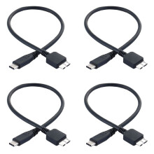4X Kabel Dysku Twardego, MęSki Kabel USB 3.1 Type-C na USB 3.0 Micro-B MęSki do Tabletu