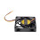 6pcs 70x70mm 12V 3-Pin PC Computer Case CPU  Brushless Cooler Cooling Fan Black 3