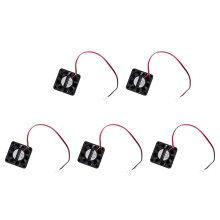 5X 12V 0.1A 2 Pin PC-Gehaeuse CPU Kuehler Luefter 40mm X 40mm X 10mm