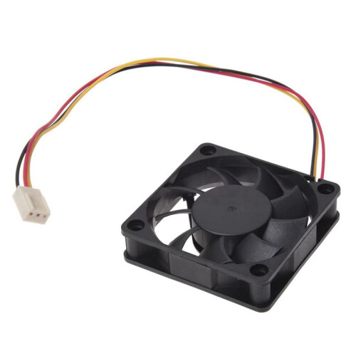 60Mm 6Cm  12V 3 Pin Computer Case CPU Cooler Cooling Fan Black 8 Pcs 2