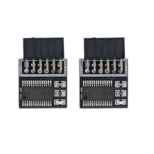 2X TPM 2.0 Encryption Security Module Remote Card LPC-12PIN Module for GIGABYTE 12PIN LPC TPM2.0 LPC 12 Pin