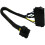 3X Adaptador de Alimentação Principal ATX PSU de 24 Pinos A 10 Pinos Cabo TrançAdo TrançAdo para  para PC e Servidores  12 Polegadas (30 Cm) 3
