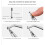 15PCS Universal Stylus Pen Transparent Disc Capacitive Screen Touch Pen Replacement Tip Drawing Writing Nib Pencil 8