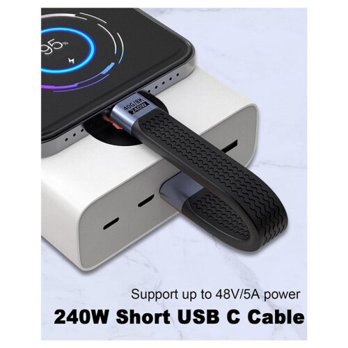 2X 40Gbps USB 4.0 PD 240W Fast Charging Cable Support 8K 4K Video Transmission Mobile Data Cable for Phone Notebook 1