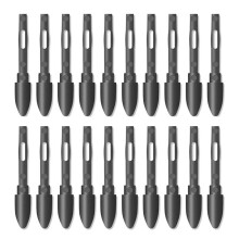 20PCS Replacement Pen Nibs for HUION PN05 Stylus Pen Nib for PW500 PW507 Q620M HS611 Kamvas Pro 16/12/13 Kamvas 20
