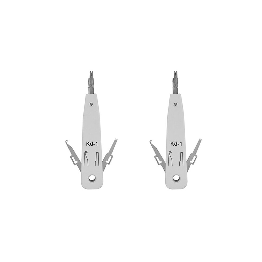 2X For Rj11 Rj12 Rj45 Cat5 Kd-1 Network Cable Wire Cut Tool Punch Down Impact Tool 6133266950919
