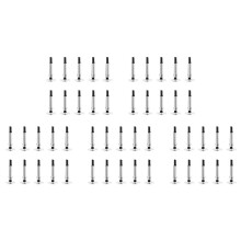 50Pièces Stylet Universel Disque Transparent Écran Capacitif Stylet Tactile Pointe de Remplacement Dessin Écriture Plume Tête de Crayon