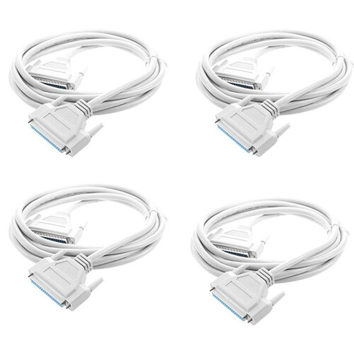 4piezas 3 Metros 37 Pines Macho A Hembra Cable de Extension DB37
