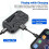 2X Keyboard and Mouse Converter Portable Mobile Gaming Keyboard Mouse Converter Adapter for Android Phone 3