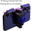 2X Mobile Phone Trigger Mobile Game Controller Portable Foldable Pressure Fast Shot Compatible with  and Android 4