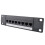 2X 8 Port Straight-Through CAT6 Patch Panel RJ45 Network Cable Adapter Jack Ethernet Distribution Frame 2
